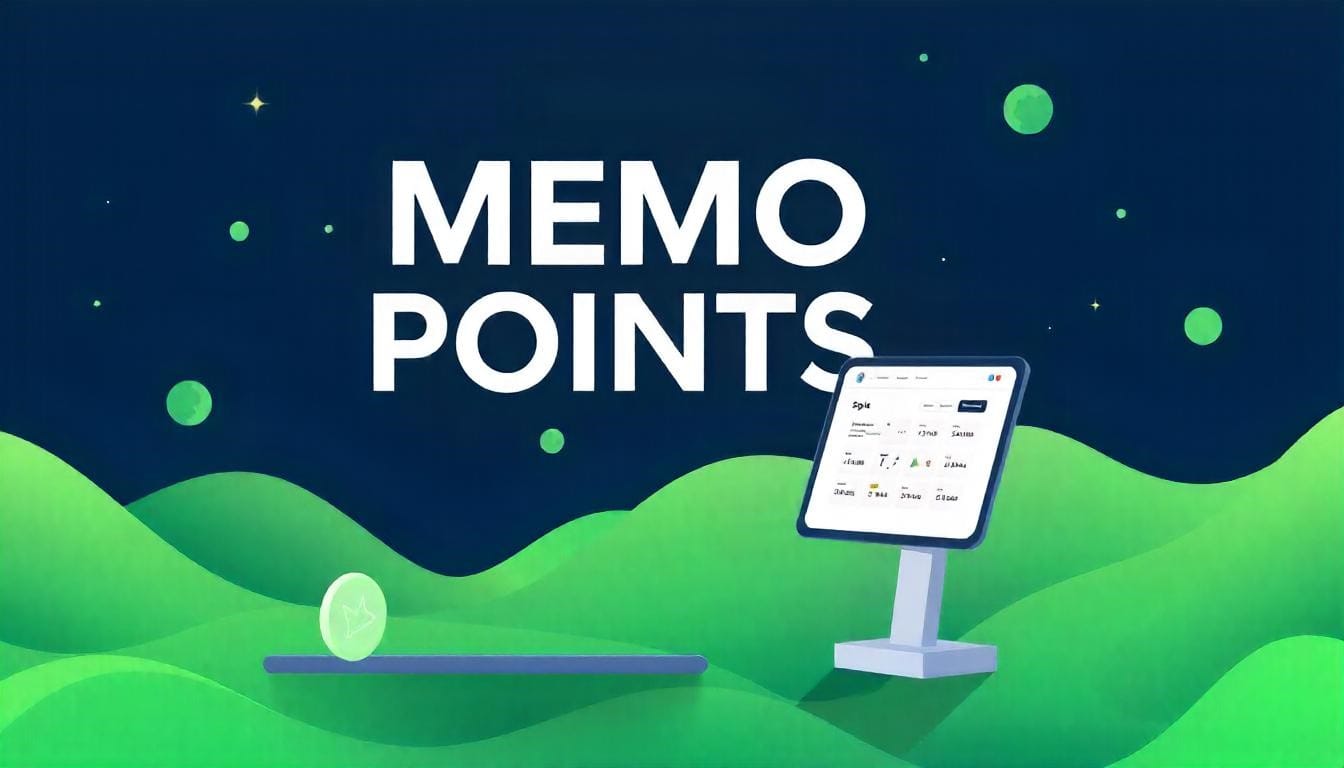 The MEMO Points platform is live and the airdrop is officially launched!