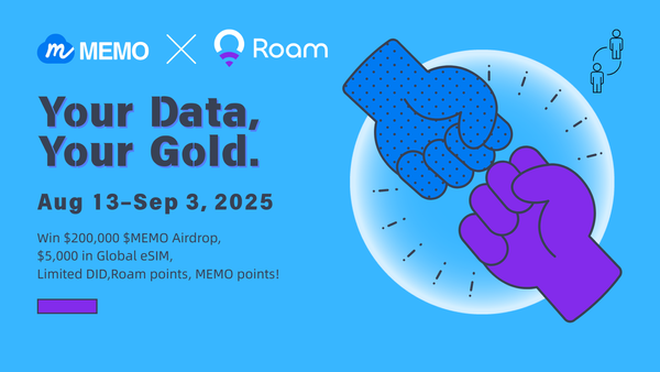 MEMO x Roam : Win $200,000 in a Limited-Time Event!