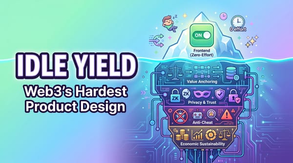 Why "Idle Yield" Is the Hardest Product Design Problem in Web3