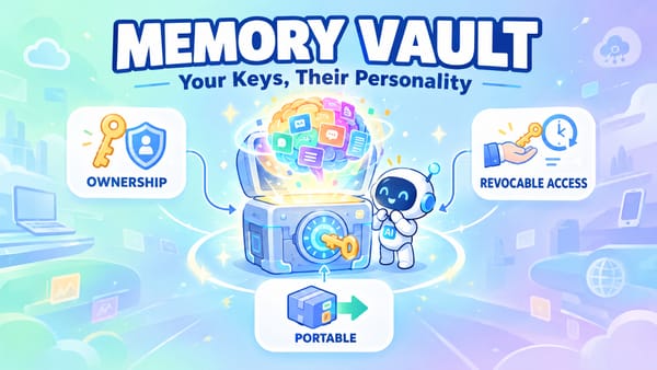 Give Your Agent a Memory Vault: When Models Become Consumables, Only Sovereign Memory Can Carry a “Digital Personality” Forward